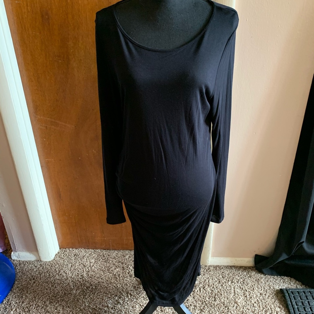 Kardashian Kollection Jersey Rushed Dress
